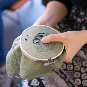 Broderie au Point de Chaînette