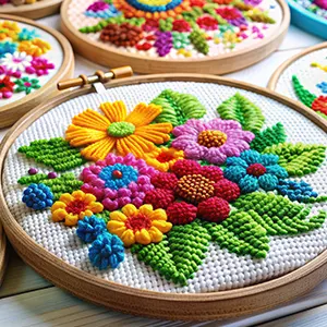 Broderie au Point de Rempli